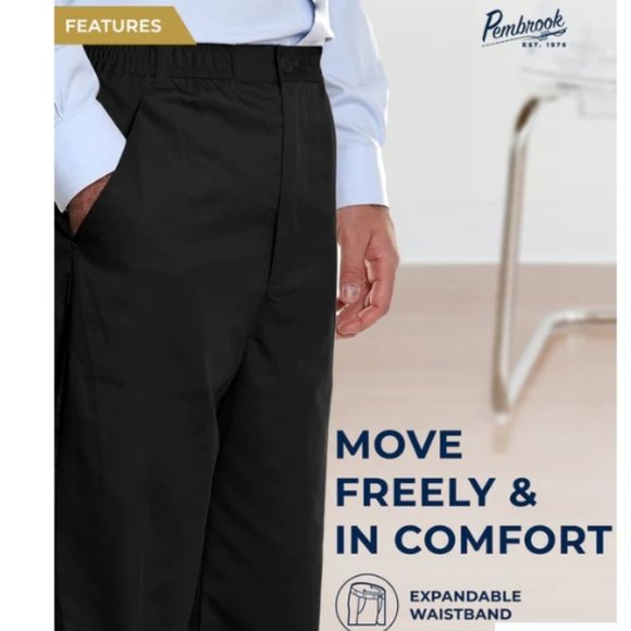 Pembrook Pants Elastic Waist Pants For Seniors Adaptive Mens Pants